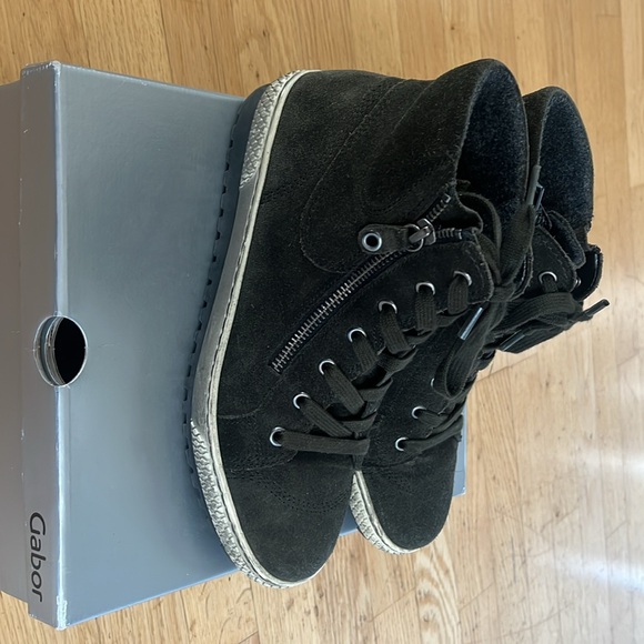 German Gabor olive green sneakers - Picture 3 of 7